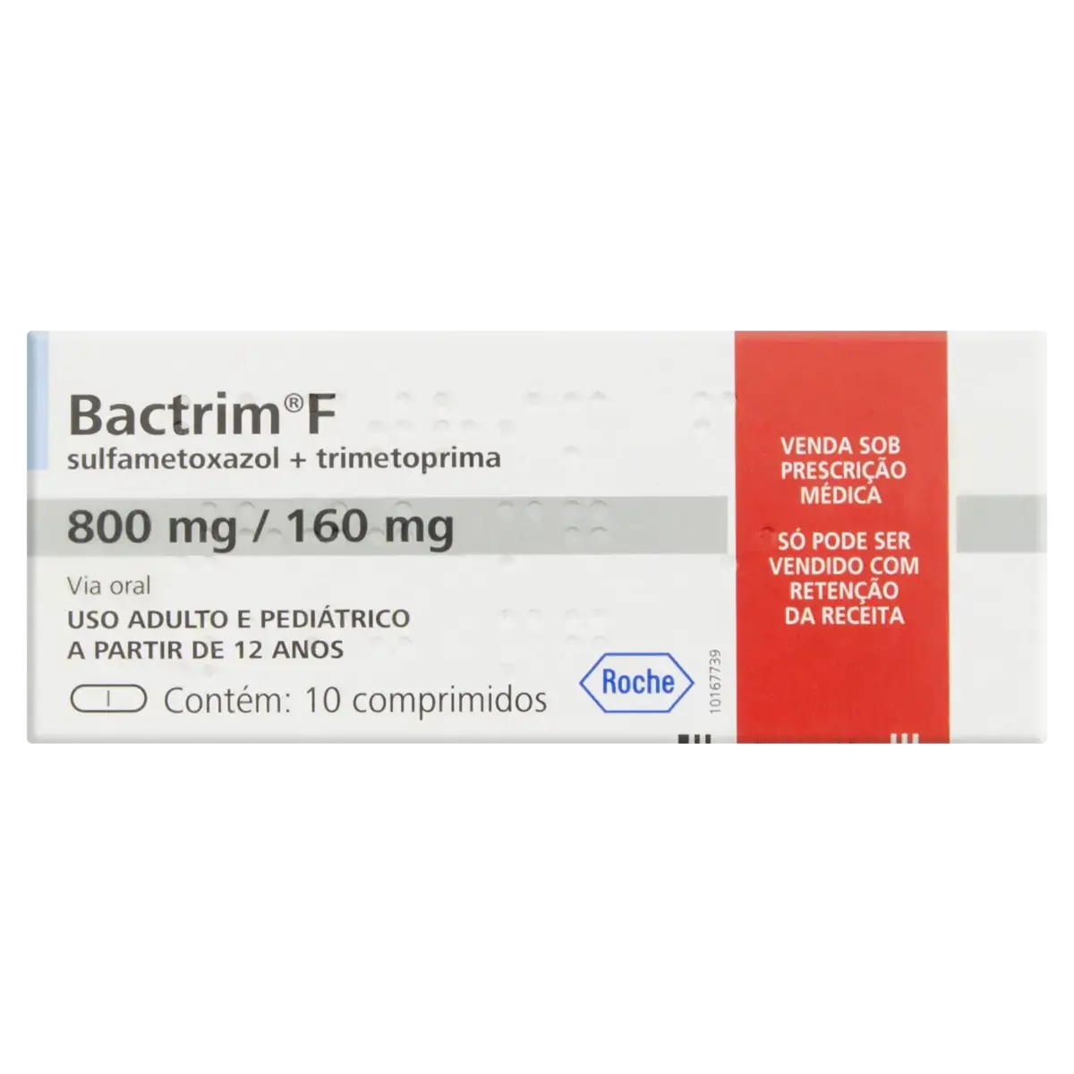 Bactrim F Roche Caixa 10 Comprimidos