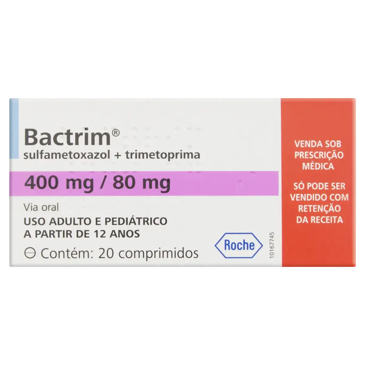 Bactrim Roche Caixa 20 Comprimidos