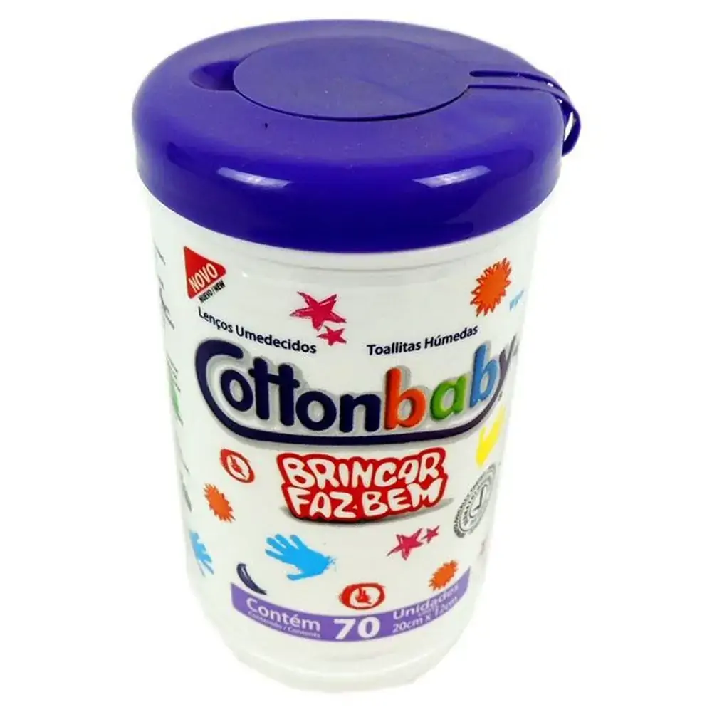Lenco Um Cottonbaby Azul C/70