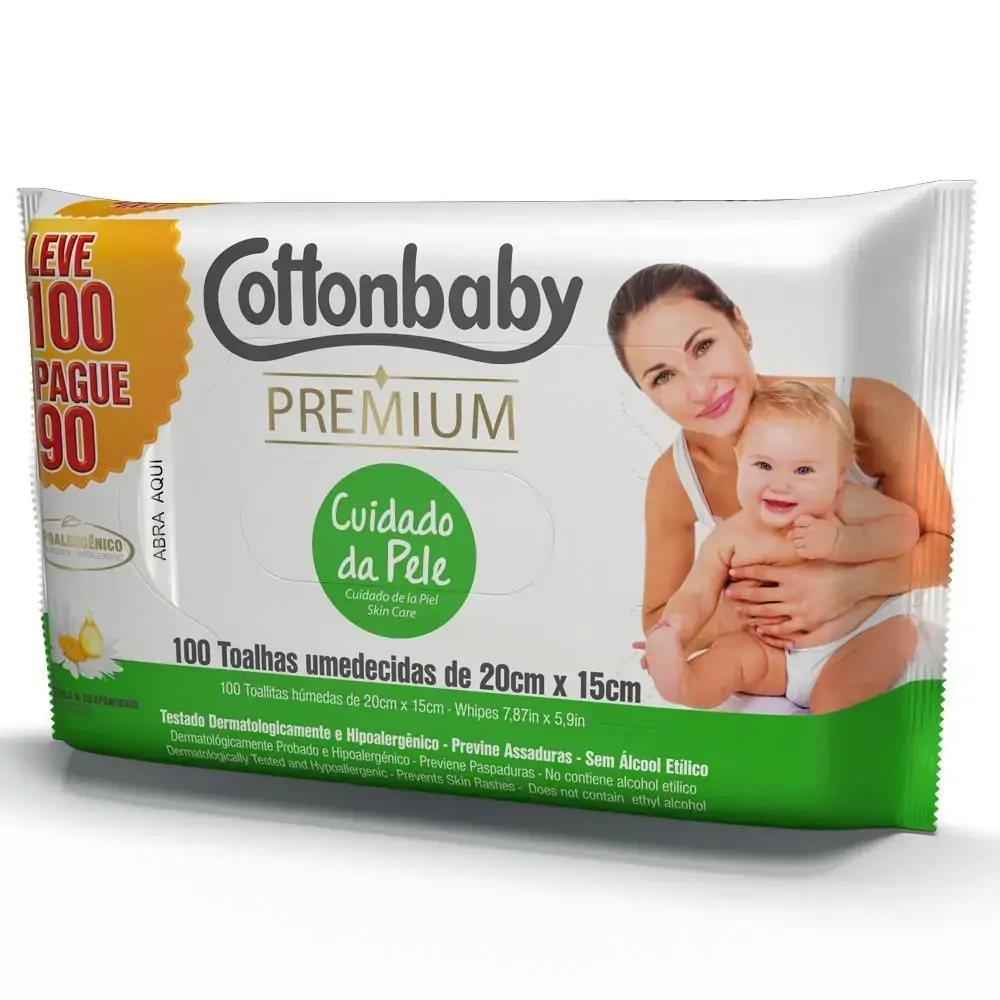 Toalha Umed.cottonbaby C/100 C.pele