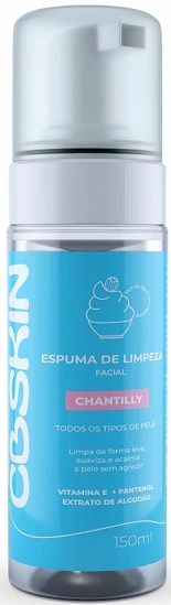 Espuma Limpeza Facial Cbskin 150ml Chantilly