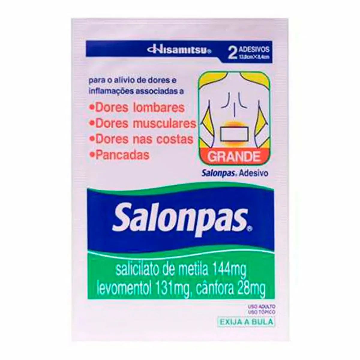 Salonpas Adesivo Grande C/2 Hisamitsu