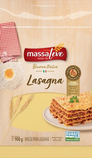 Massa De Lazanha 500g