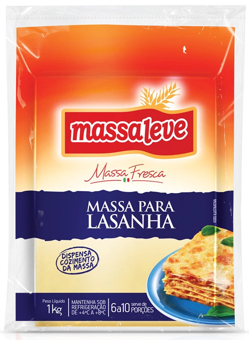 Massa Massa Leve Lasanha 1kg