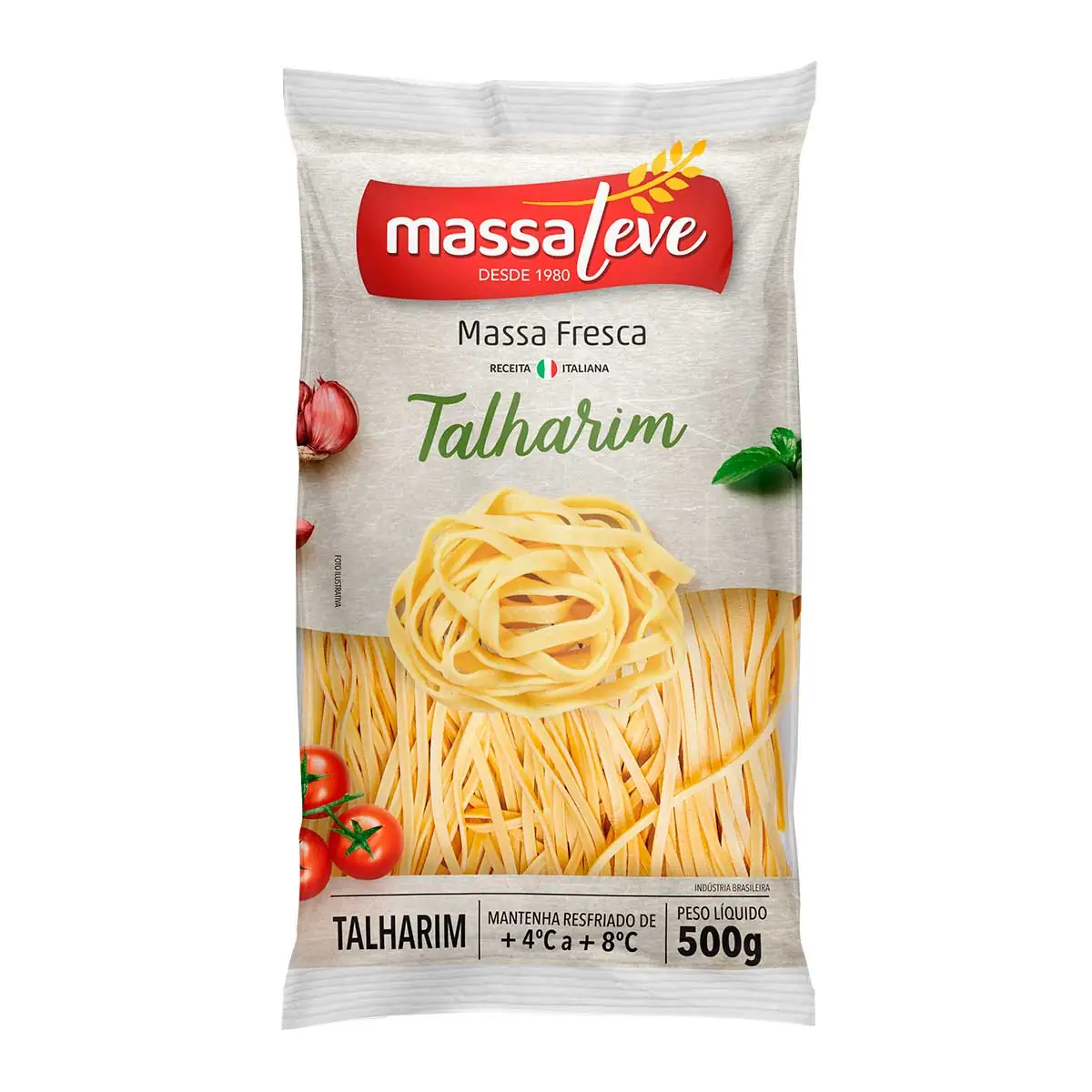 Macarrão Talharim Massa Fresca Leve 500g