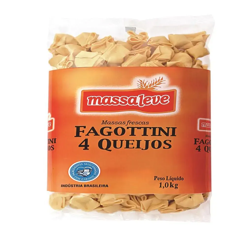 Fagottini Massaleve 4 Queijos 1kg