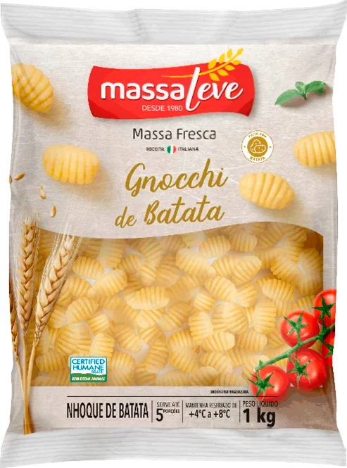 Nhoque Massa Leve 1kg