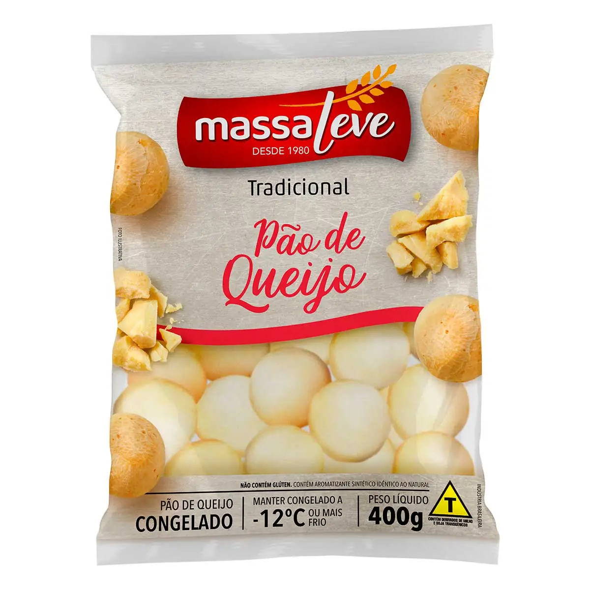 Pão de Queijo Massa Leve 400g