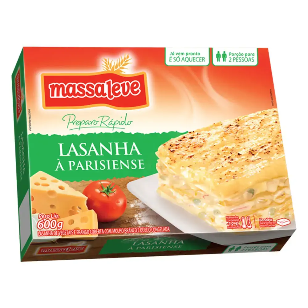 Lasanha Massaleve 600gr Parisiense