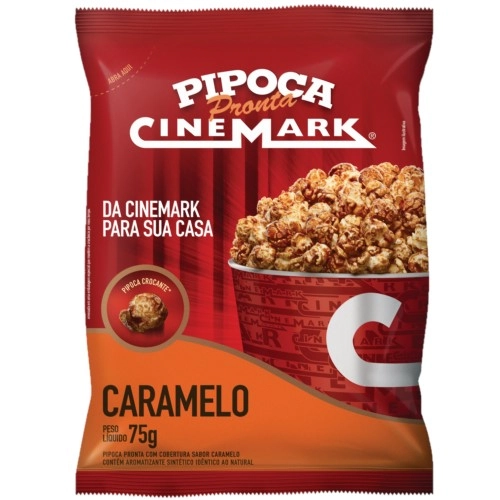 Pipoca Pronta Cinemark Caramelo 75g