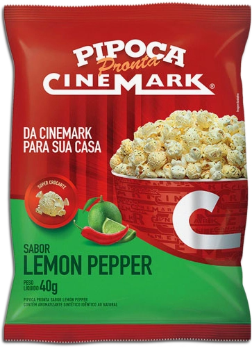 Pipoca Pronta Cinemark Lemon Pepper 40g