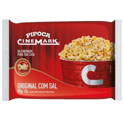 Milho Pipoca Cinemark 90g Original