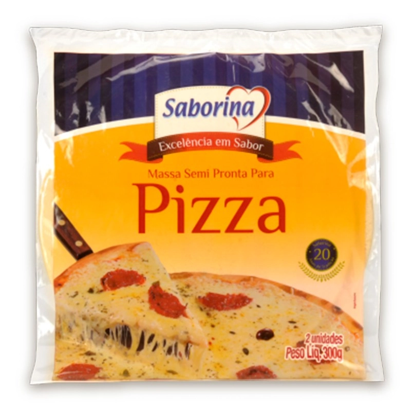 Massa Pizza Saborina Disco Medio