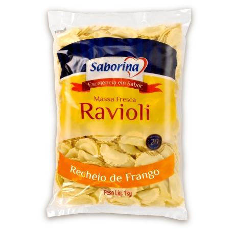Ravioli Saborina 1kg Frango