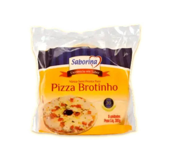 Massa Pizza Saborina Brotinho