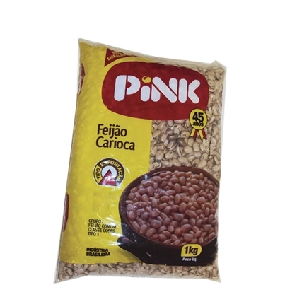 Feijão Carioca Tipo 1 Pink Premium Pacote 1kg