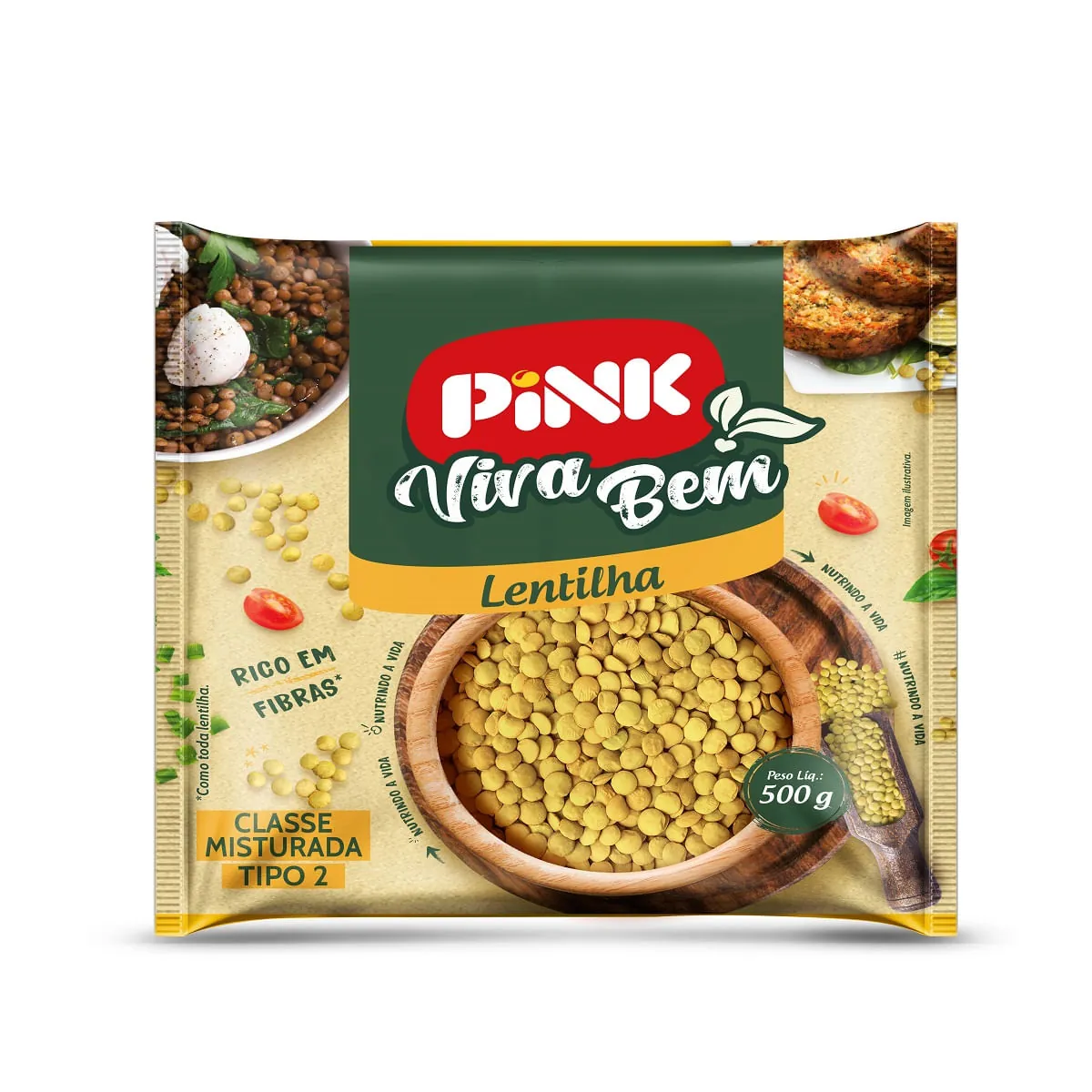Lentilha Pink 500 g