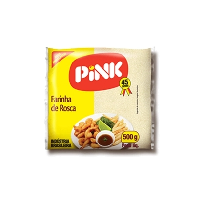 Farinha De Rosca Pink Pacote 500g