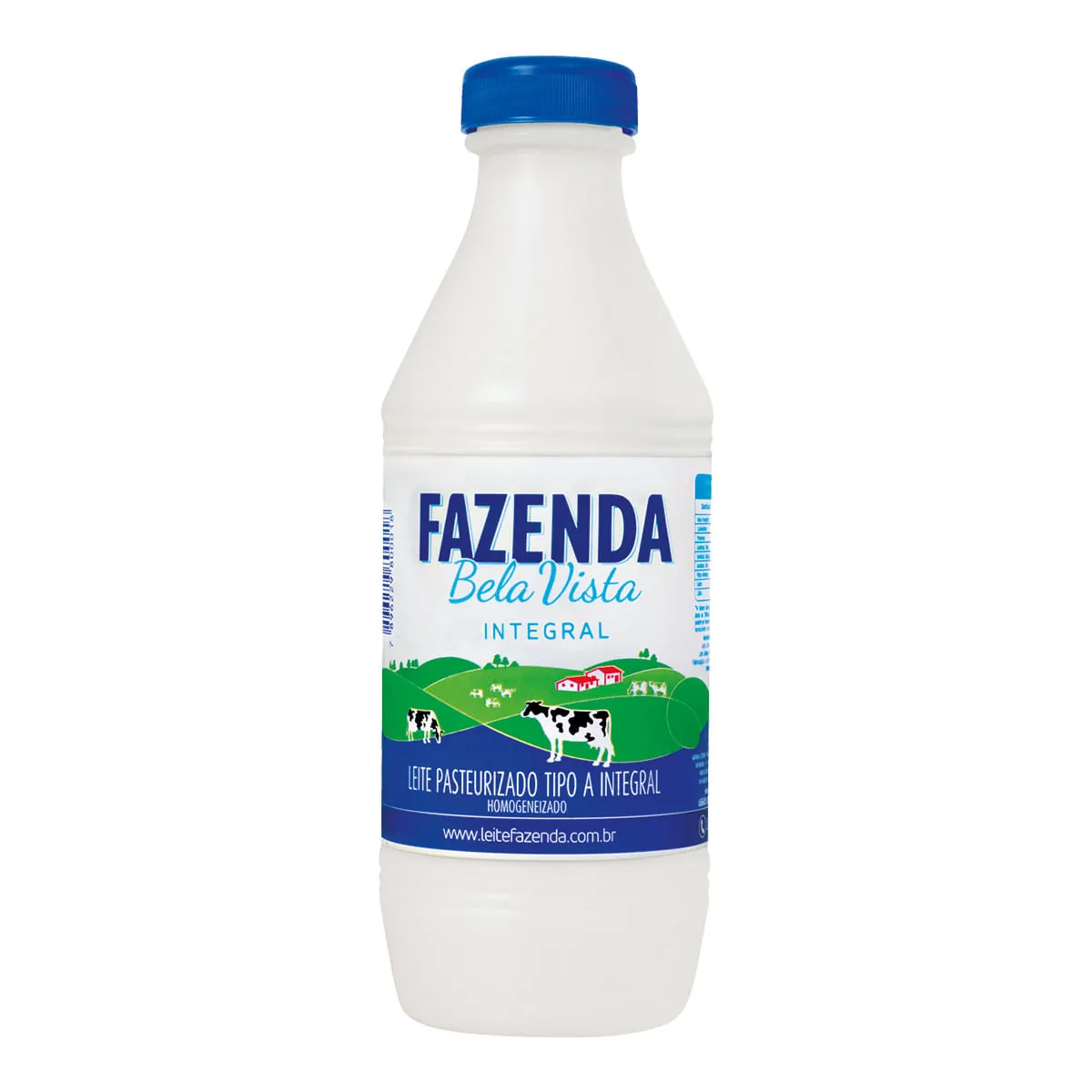 Leite Pasteurizado Fresco Tipo A Integral Garrafa FAZENDA BELA VISTA 1 Litro