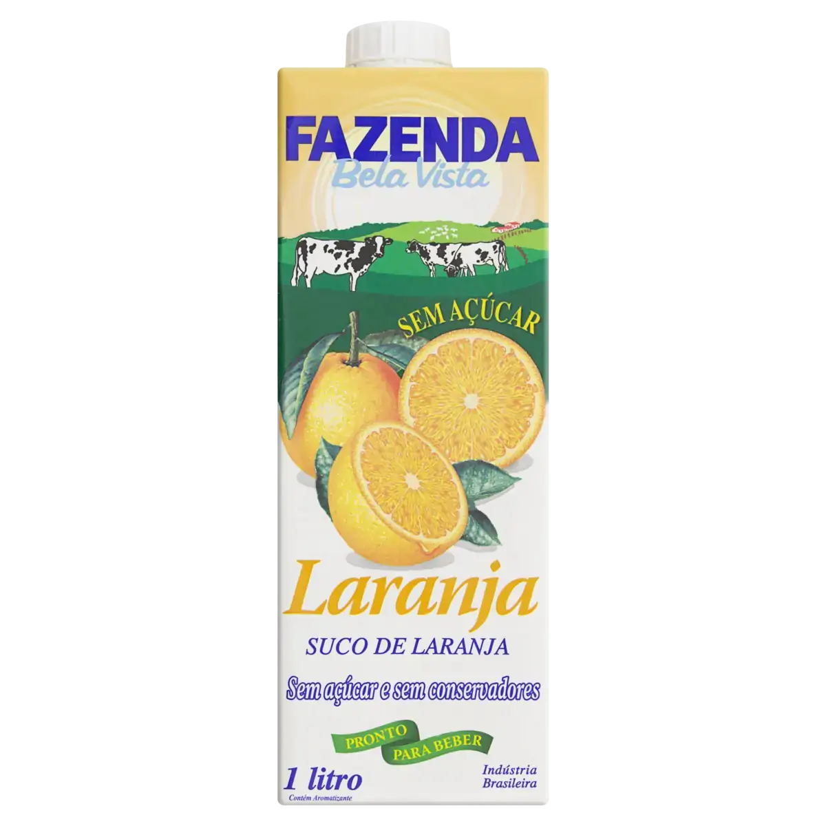 Suco Laranja Fazenda Bela Vista Caixa 1l