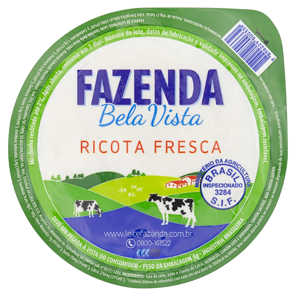 Ricota Fresca Fazenda Bela Vista