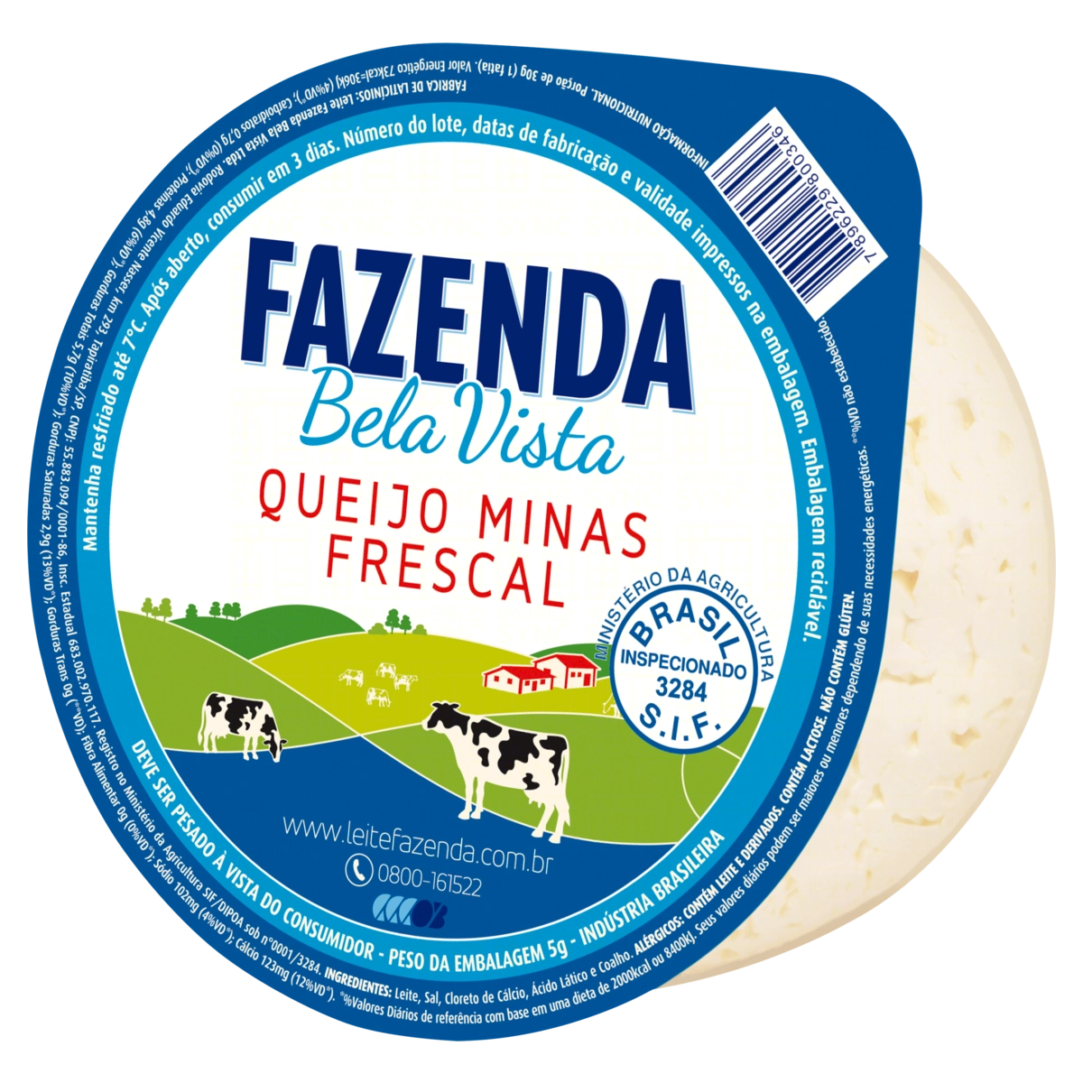 Queijo Minas Frescal Fazenda Bela Vista