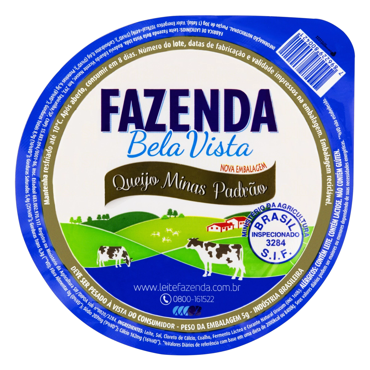 Queijo Minas Padrão Fazenda Bela Vista