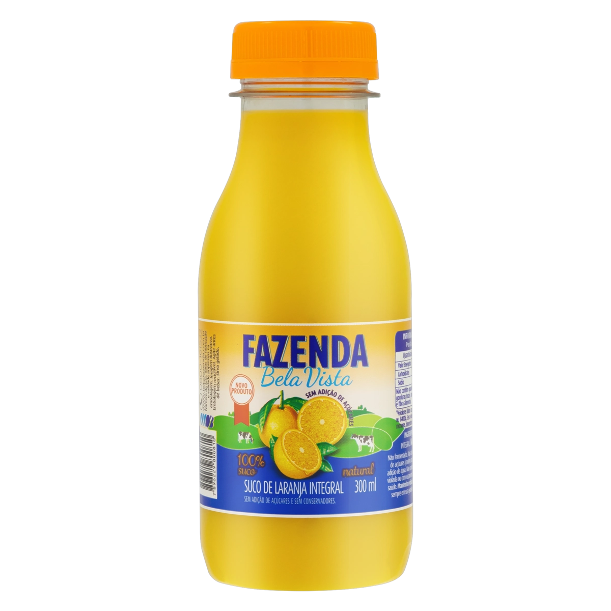 Suco Integral Laranja Fazenda Bela Vista Garrafa 300ml