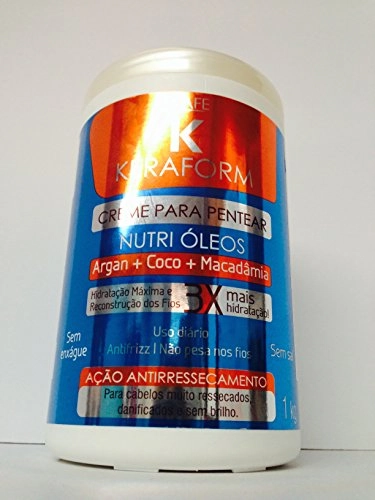 Skafe Keraform Nutri Oils Styling Cream With Argan Oil Coconut Oil Macadamia Oil 1 Kg