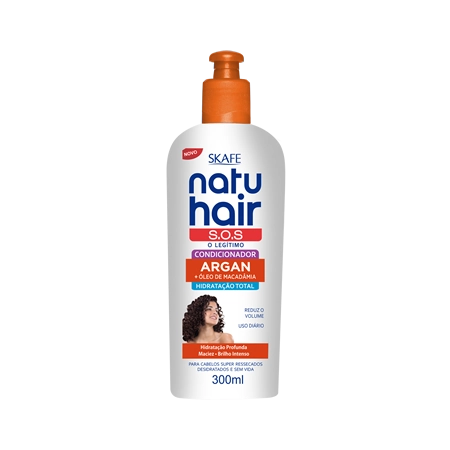 Condicionador Skafe Natu Hair Argan Macademia