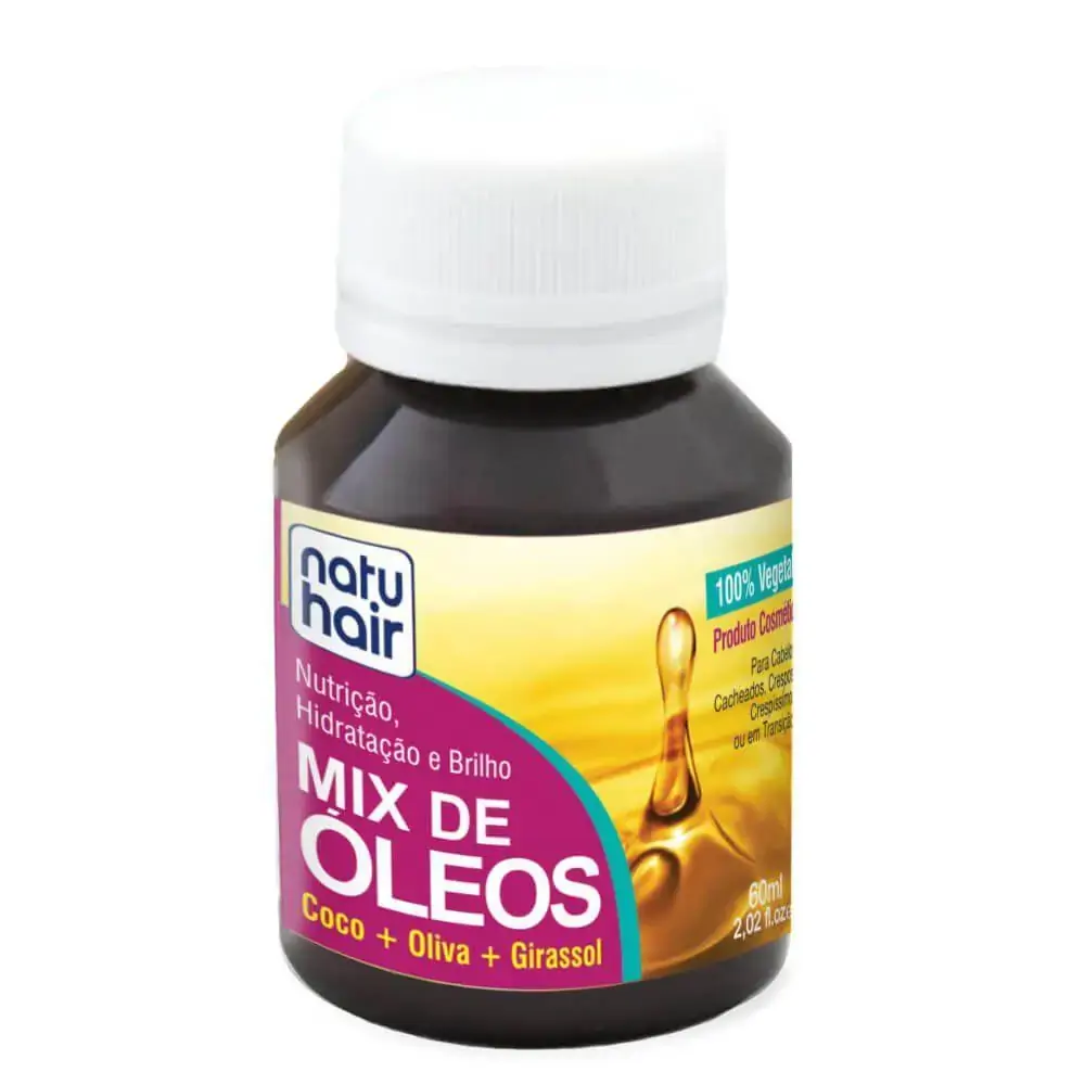 Mix De Oleos Coco Oliva Girassol 60ml