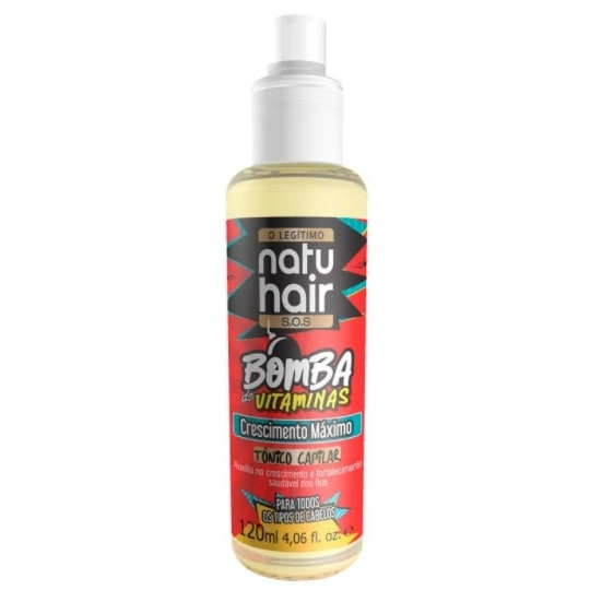 Tonico Capilar Natuhair 120ml Crescimento Maximo