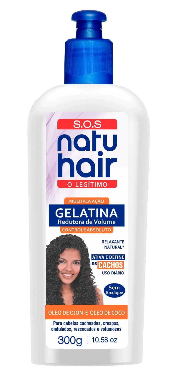 Gelatina Redutora De Volume Natuhair Sos Cond 300g