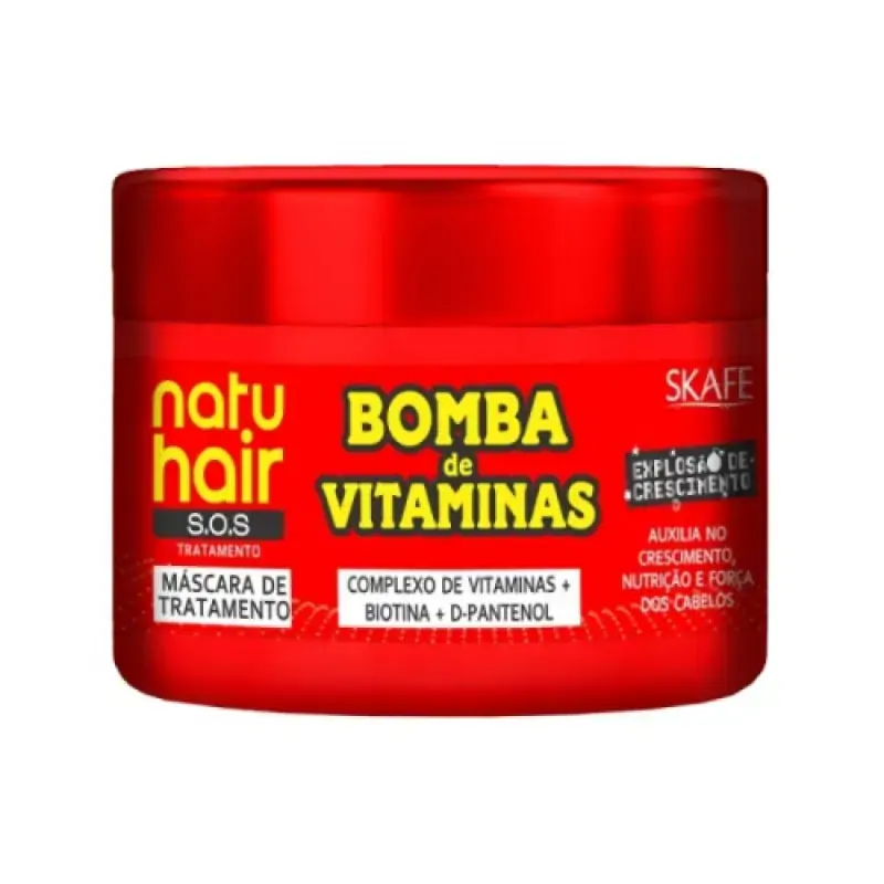 Mascara Natu Hair 350g Bomba De Vitaminas