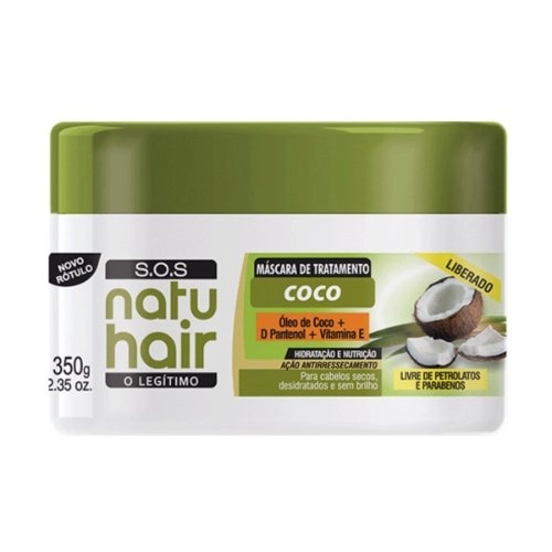 Masc Skafe Natu Hair 350g Coco
