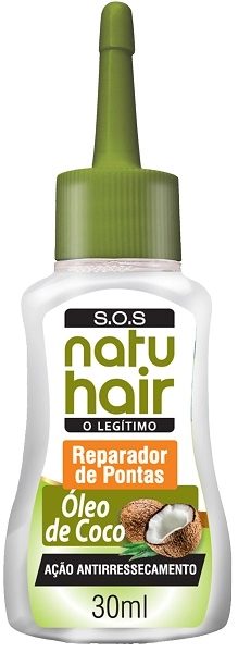 Rep Pontas Natu Hair Oleo De Coco Sos 30ml