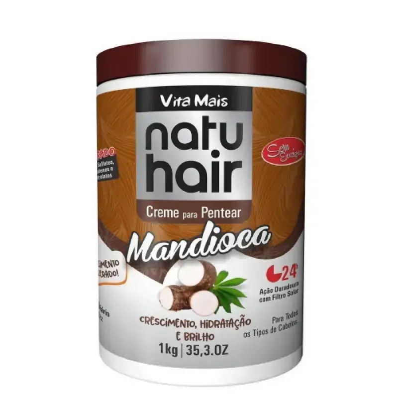 Creme P/pentear Natuhair Mandioca 1kg