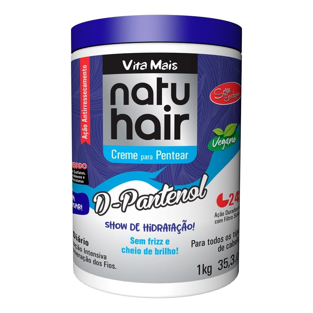 Creme P Pentear Natuhair Dpantenol 1 Kg