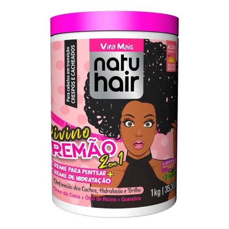 Creme Natuhair Divino Cremao 2 Em 1 1 Kg