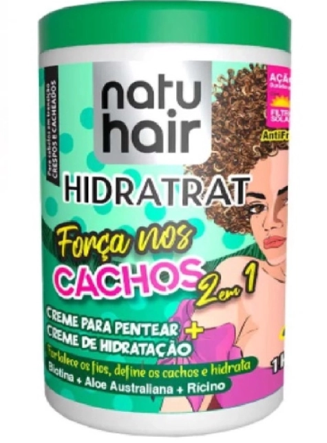 Creme Para Pentear Natuhair 2 Em 1 Forca Na Juba 1kg
