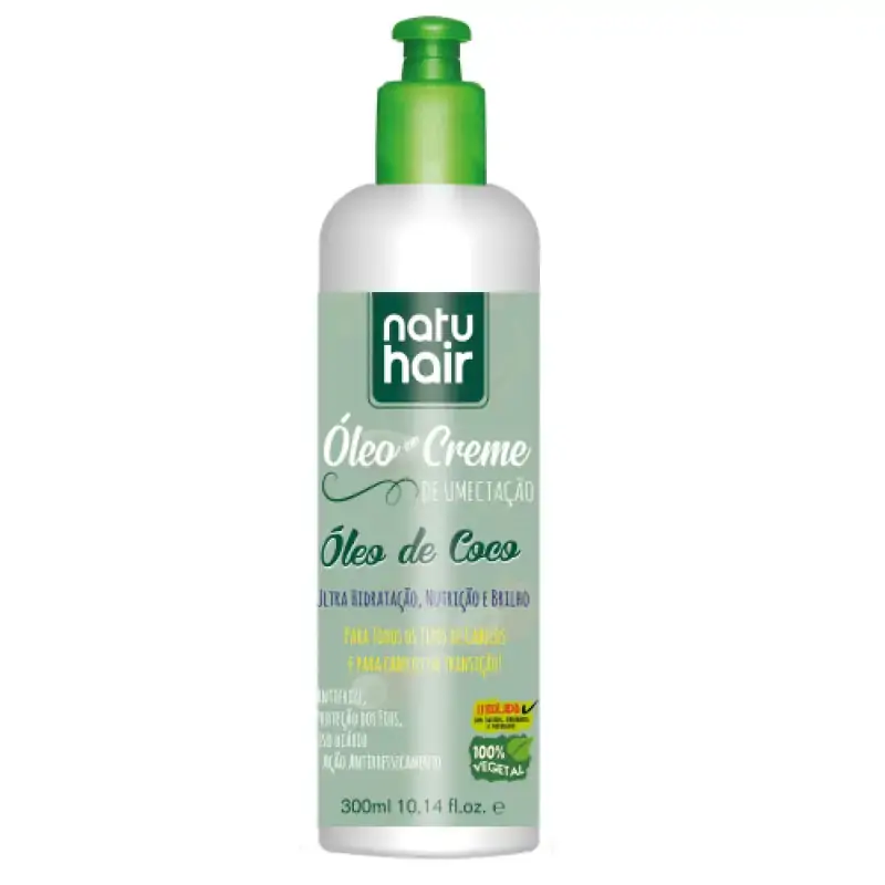 Oleo Creme De Umectacao De Coco Natuhair 300ml