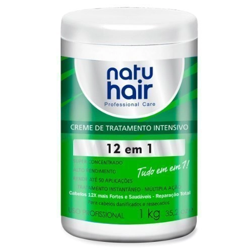 Creme Trat.natuhair Intens.12 Em 1 1kg