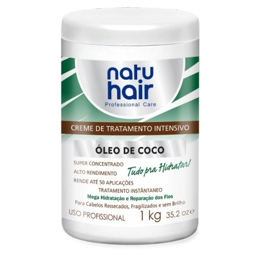 Creme Trat Natuhair Intensivo 1kg Oleo De Coco
