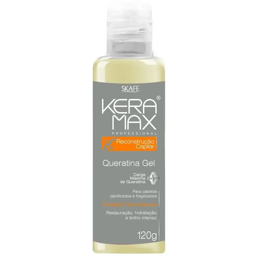 Queratina Gel Keramax 120g Reconstrucao Cap