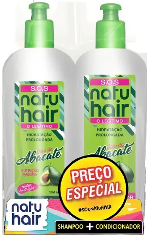 Conj Promocional Oleo De Abacate Shampoo Condicionador 600 Ml