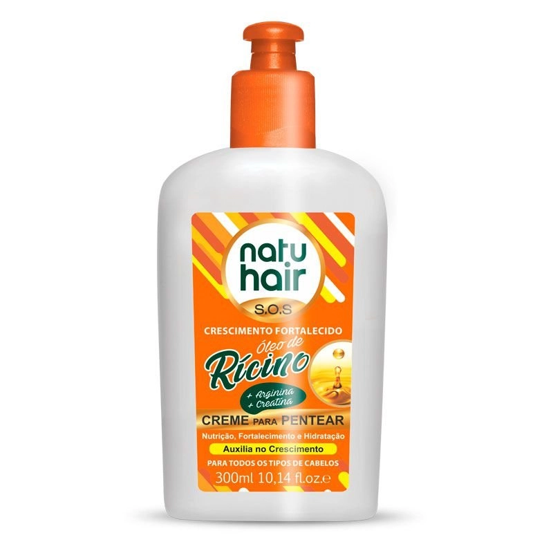 Creme Pent Natuhair 300ml Oleo De Ricino