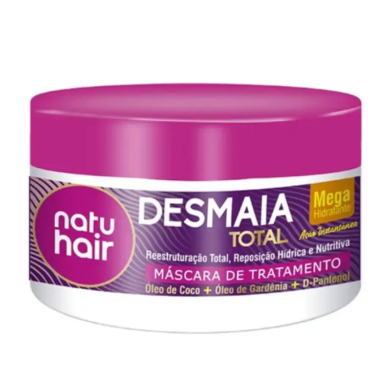 Creme Tratamento Natuhair 350gr Desmaia Total