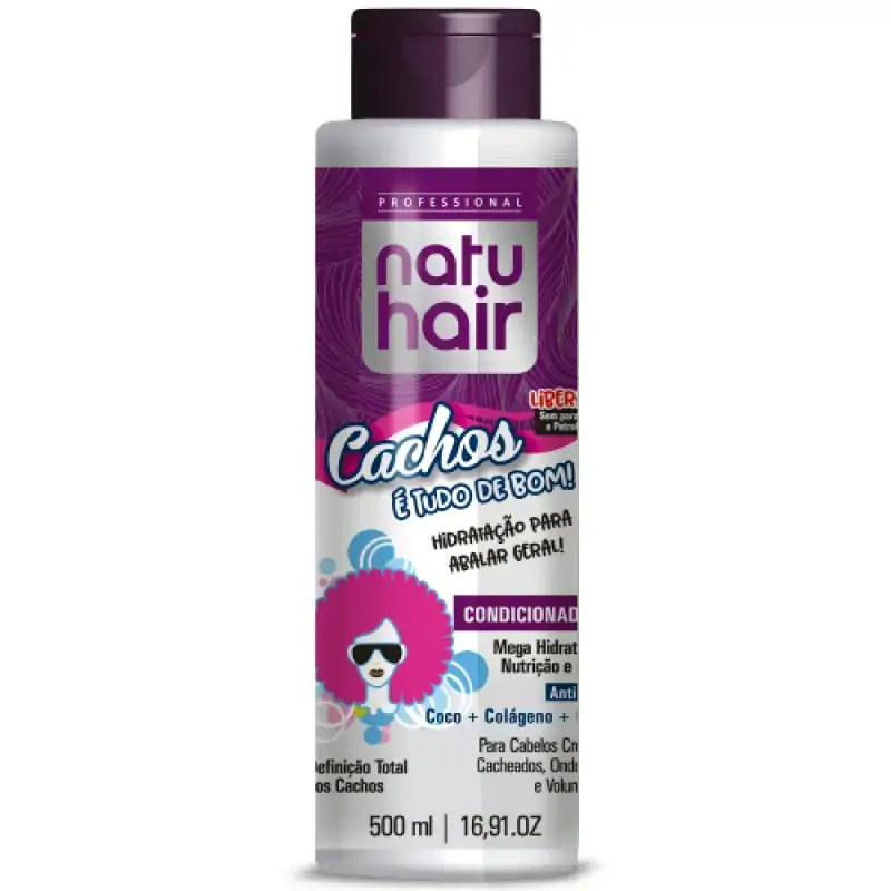 Cond Natuhair 500ml Cachos T