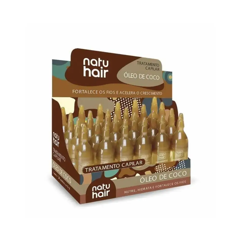 Ampola Natuhair Trat Oleo Coco 24x10ml