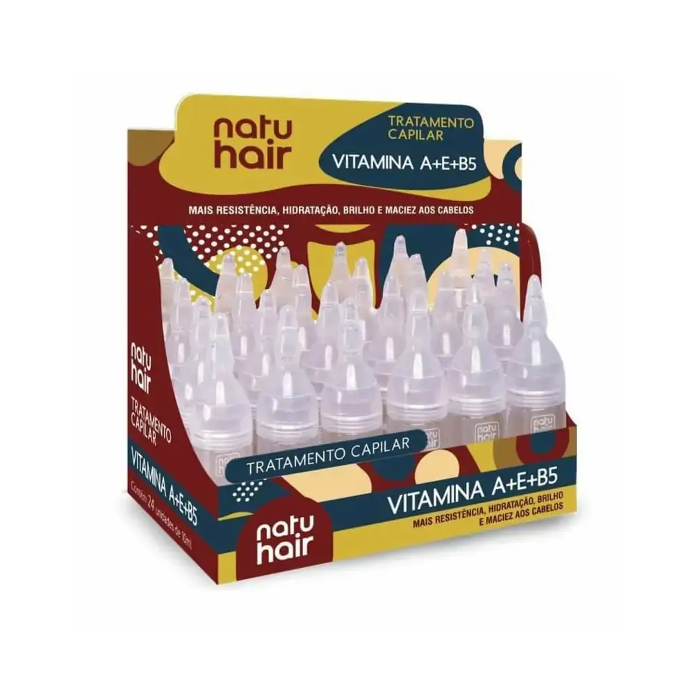 Ampola Natuhair Trat Vita A E B5 24x10ml